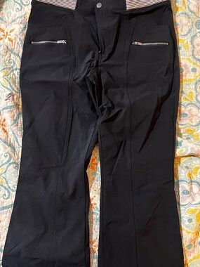 Free People cascade kick-flare Black Pants